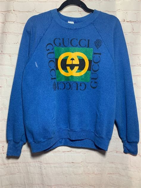 vintage gucci crewneck for sale|Gucci Vintage Sweatshirt for sale .